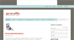 Desktop Screenshot of givemeneither.com